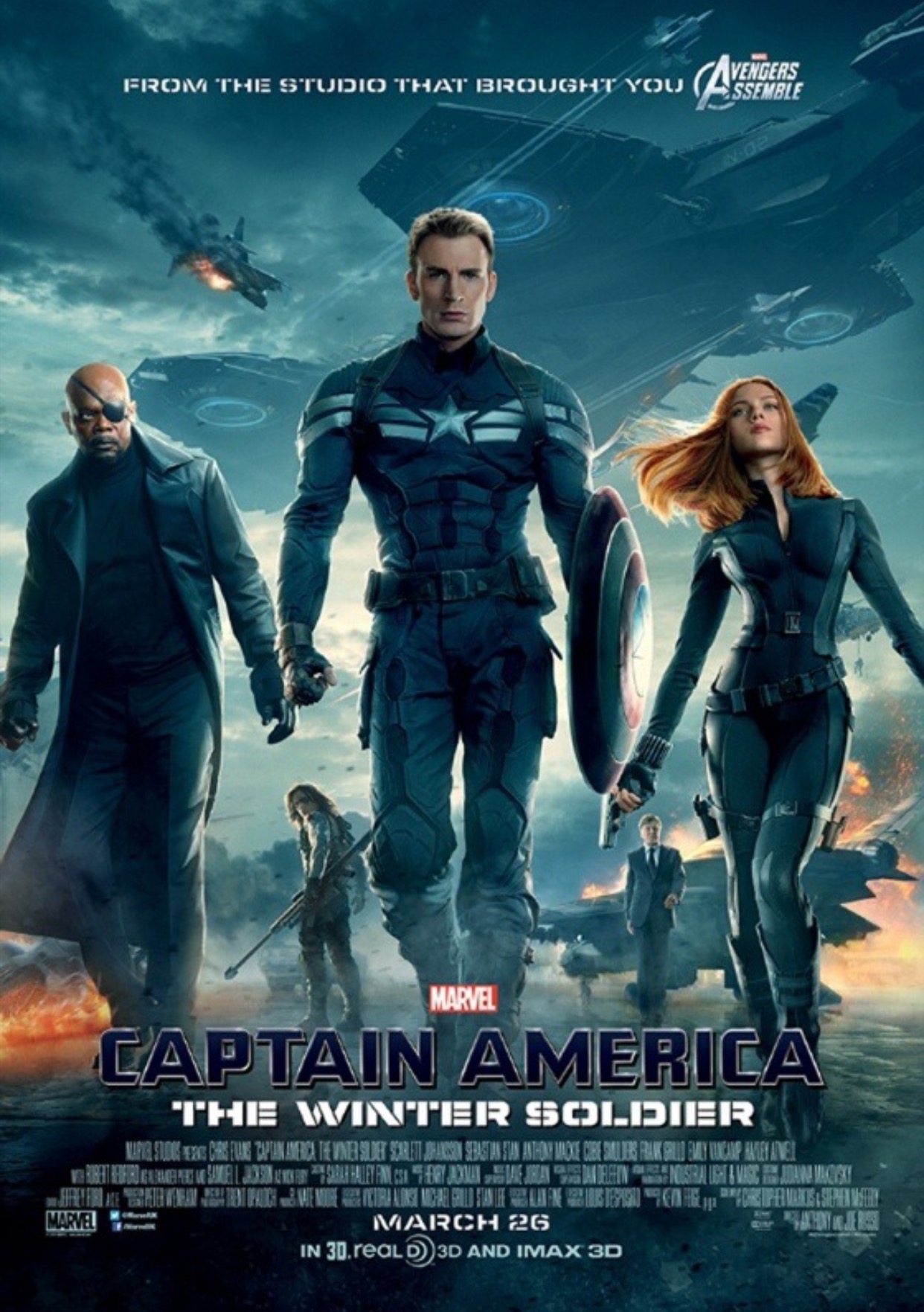 Captain America The Winter Soldier 2014 Poster