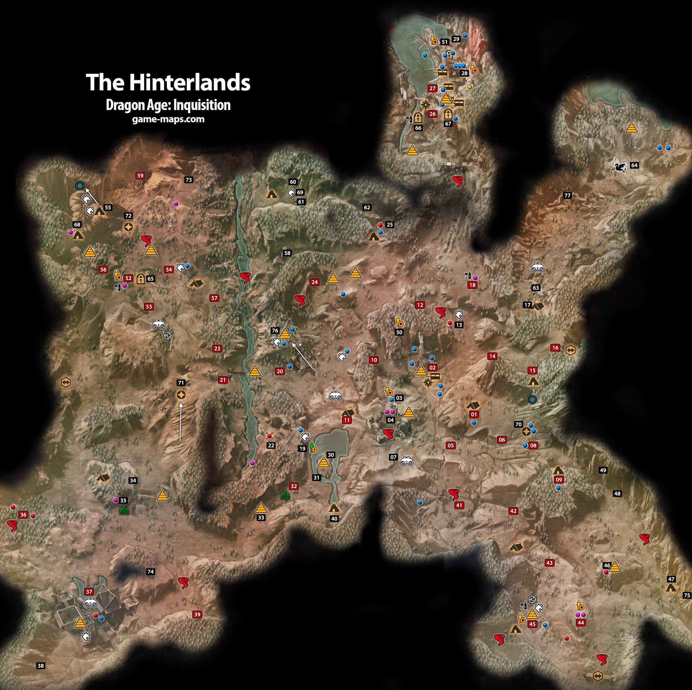 Hinterlands map