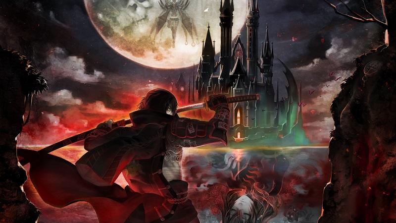 Bloodstained-Curse-of-the-Moon-Key-Art