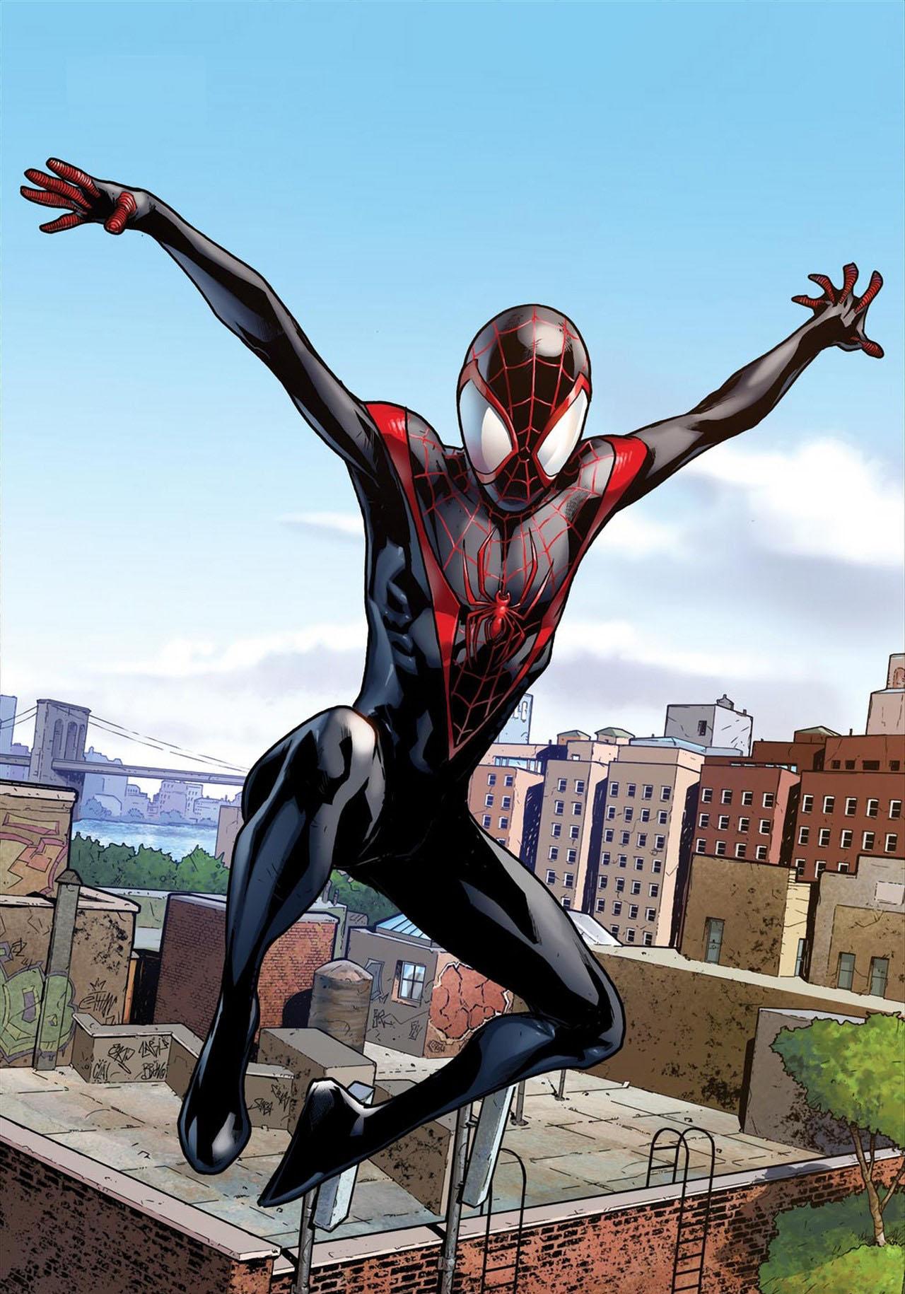 Miles_Morales_debut_as_Spider-Man