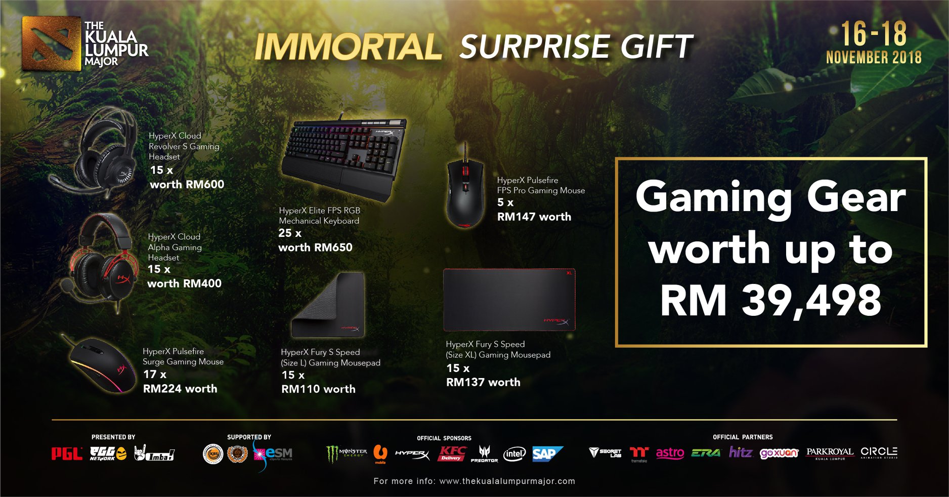 Kuala Lumpur Major Surprise Gifts
