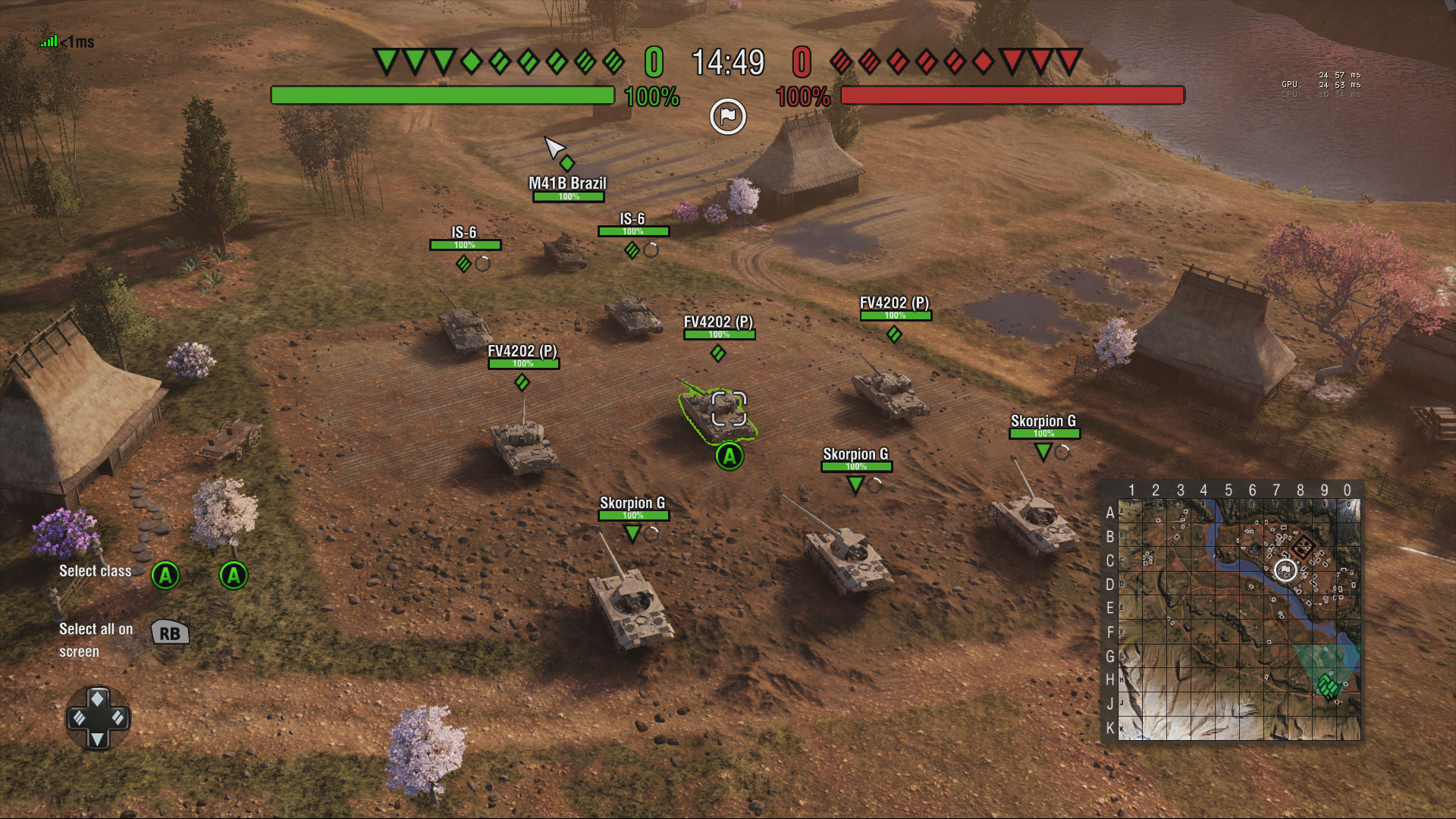World of Tanks Mercenaries Commander Mode 2