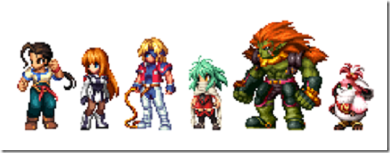 Final Fantasy Barve Exvius Xenogears Sprites