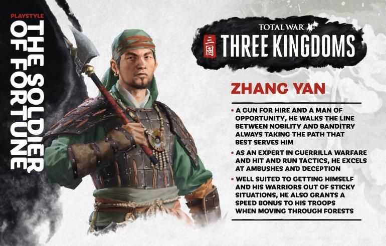 Total War Three Kingdoms Zhang Yan