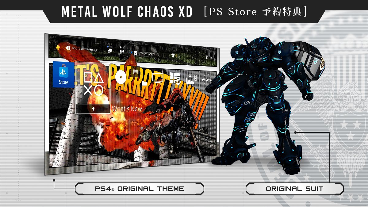 Metal Wolf Chaos PS4 Pre Order