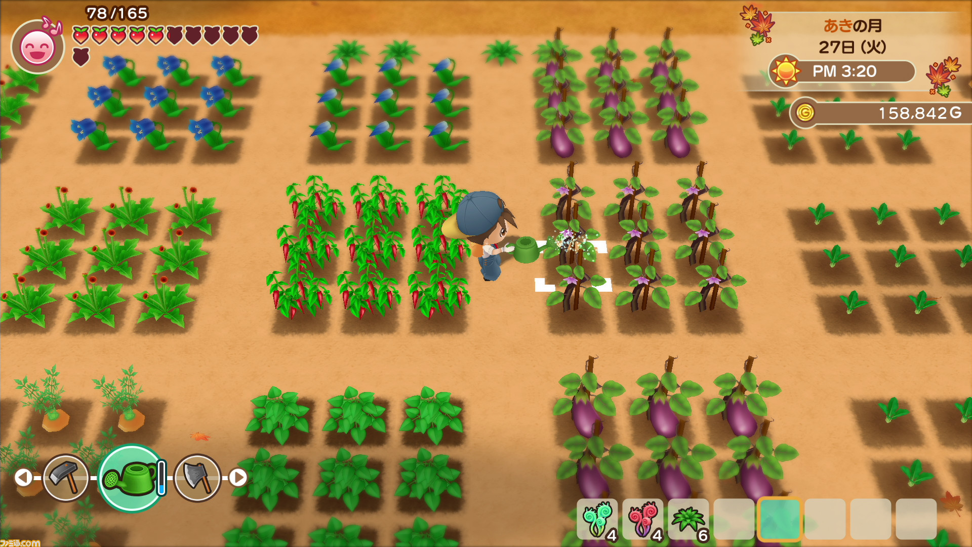 Story of Seasons Reunion in Mineral Town Farming