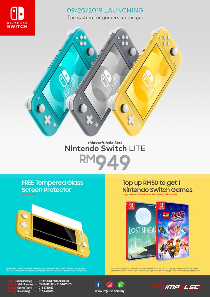 Nintendo Switch Lite Malaysia