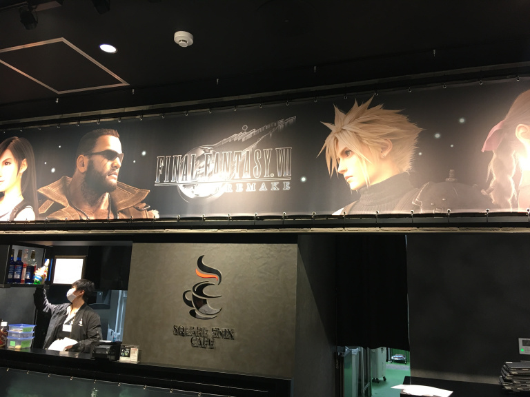 Final Fantasy VII Remake Cafe 1