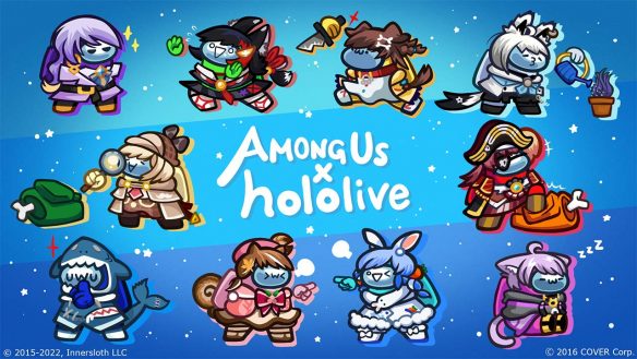 You Can Dress As Hololive VTubers In Among Us