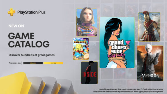 PS Plus Game Catalog October 2022 Adds GTA Vice City, Dragon Quest XI & More