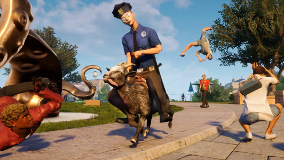 Goat Simulator 3 Is Open World County-Wrecking Fun, Even Without The Eye Lasers