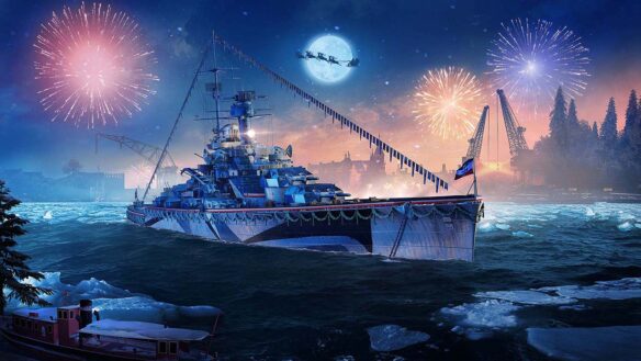 World Of Warships & World Of Warships: Legends Get A Festive Facelift