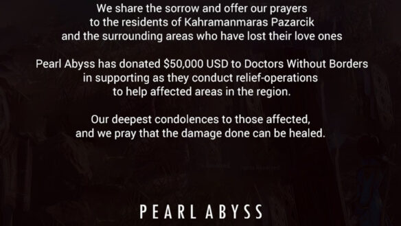 Korean Developer Pearl Abyss Donates US$50K For Earthquake Relief In Türkiye