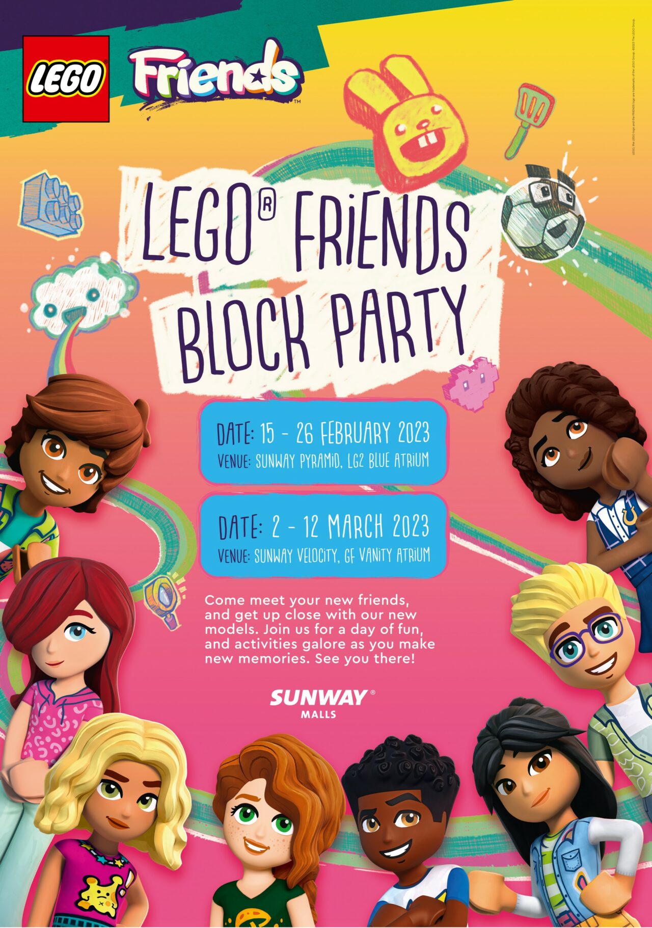 LEGO Introduces New LEGO Friends Characters Over Friendship Playdates
