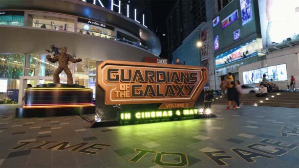 Awesome Outdoor Guardians of the Galaxy Vol. 3 Display In Kuala Lumpur