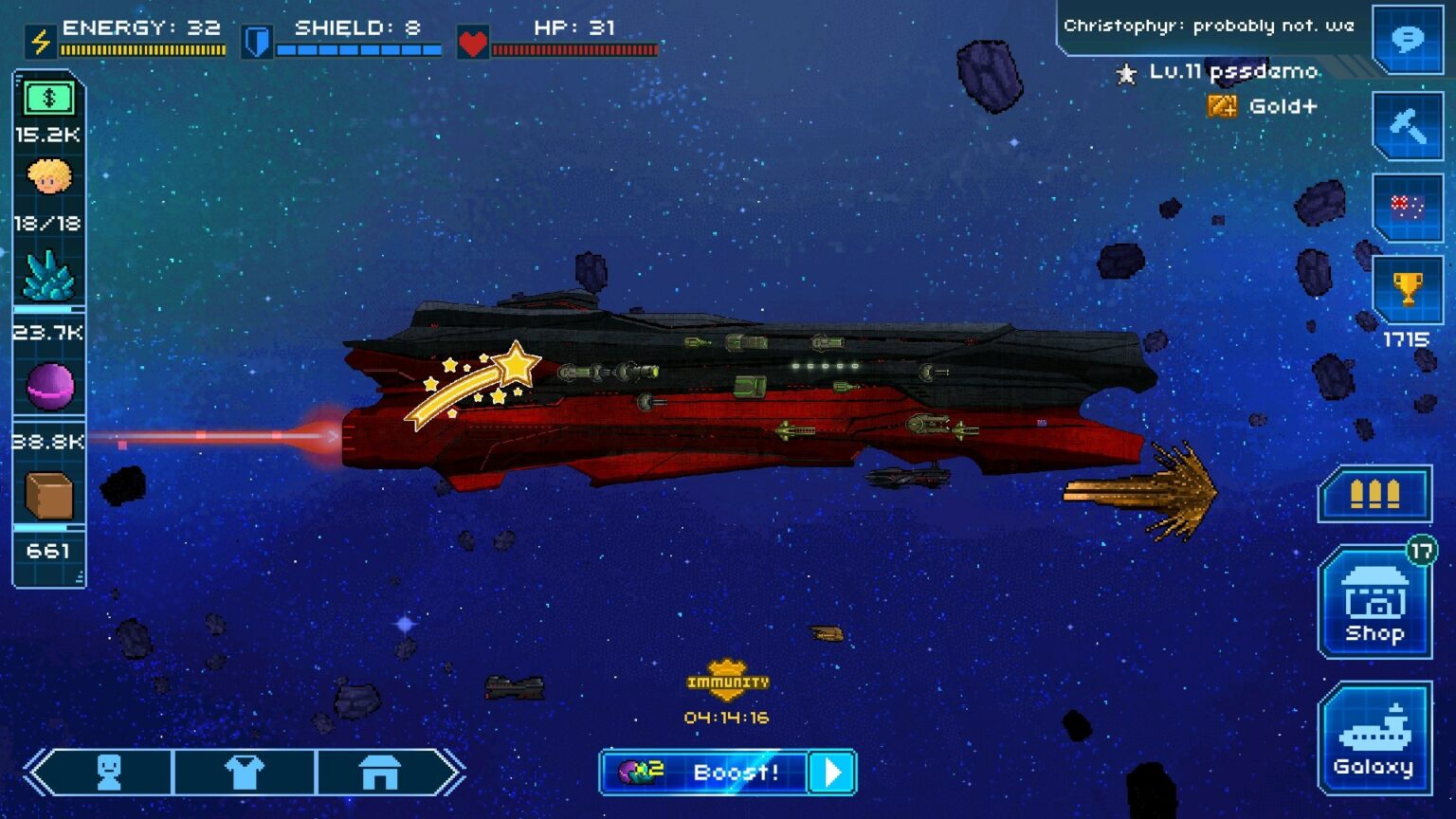 Space Strategy Sim Pixel Starships Beams Out Of Early Access – Kakuchopurei