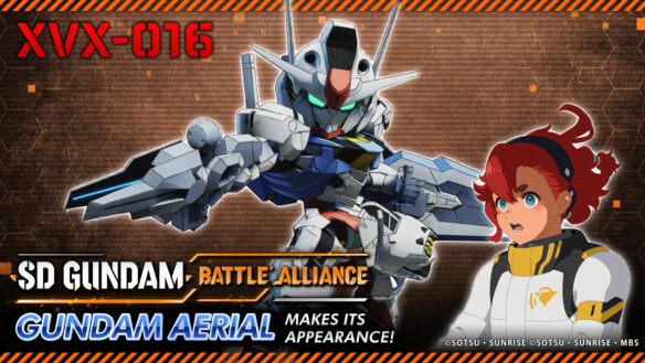 New SD Gundam Battle Alliance DLC Adds Gundam Aerial from The Witch From Mercury