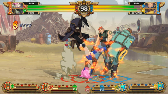 Diesel Legacy: The Brazen Age Is A 2v2 Fighting Game With Lane-Switching