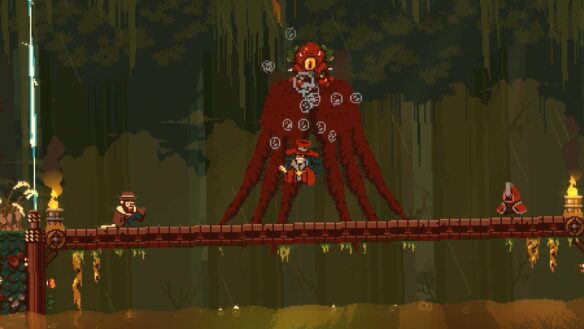 Indie Metroidvania Pixel Game Gunbrella Blasts Its Way To September