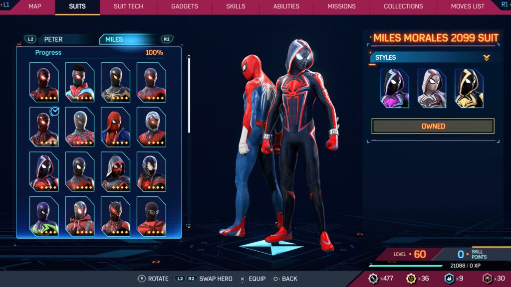 All Suits in Marvel's Spider-Man 2 - 215 Suit Styles Showcase 