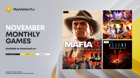 PS Plus November 2023 Adds Mafia 2 Definitive Edition, Aliens Fireteam Elite & More