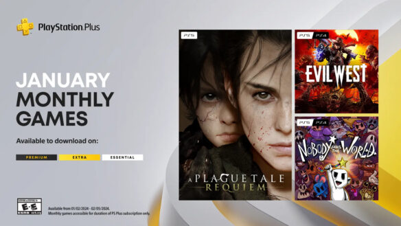 PS Plus January 2024 Adds A Plague Tale Requiem & More