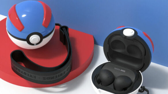 Samsung Galaxy Buds FE Gets Blue-Red-White Pokémon Covers Shaped Like A Pokéball