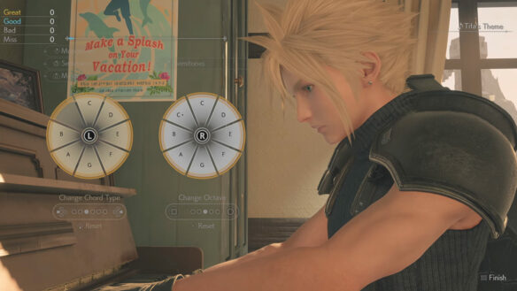 Final Fantasy VII Rebirth Demo: The Songs You Can Play On Piano