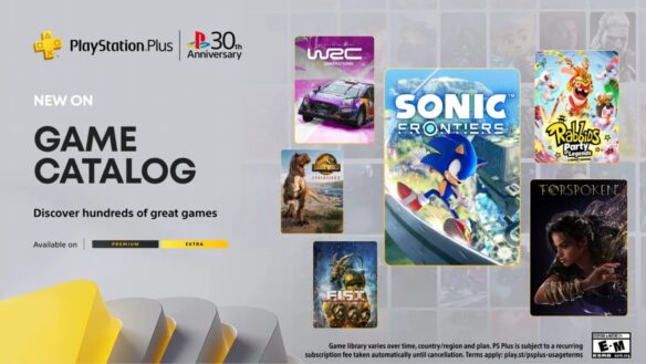 PS Plus December 2024 Adds Sonic Frontiers, Forspoken & Several Must-Play SEA Games