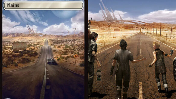 Magic: The Gathering Final Fantasy Basic Land Artwork Explained